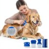 WRW Pet Grooming Comb Set Stainless Steel Rounded Tips-4