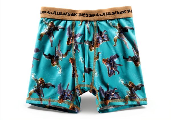 Ztk-1 Boys Boxer Shorts 100 Polyester Machine Washable-1