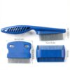 BRILLIRARE Pet Grooming Combs Stainless Steel Teeth Set-1