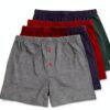 Boys Boxer Shorts 5 Pack Cotton Tagless Underwear Comfort-0