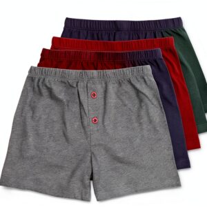 Boys Boxer Shorts 5 Pack Cotton Tagless Underwear Comfort-0