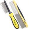 Bigwig Dual Pet Grooming Tool Set Dog Cat Comb Detangler-1