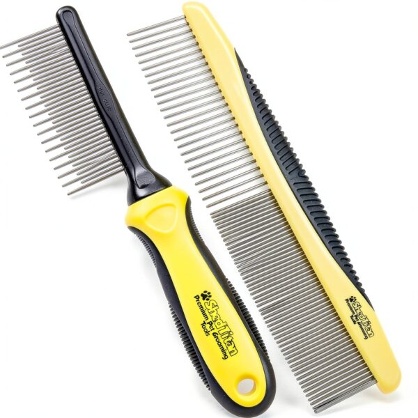 Bigwig Dual Pet Grooming Tool Set Dog Cat Comb Detangler-1