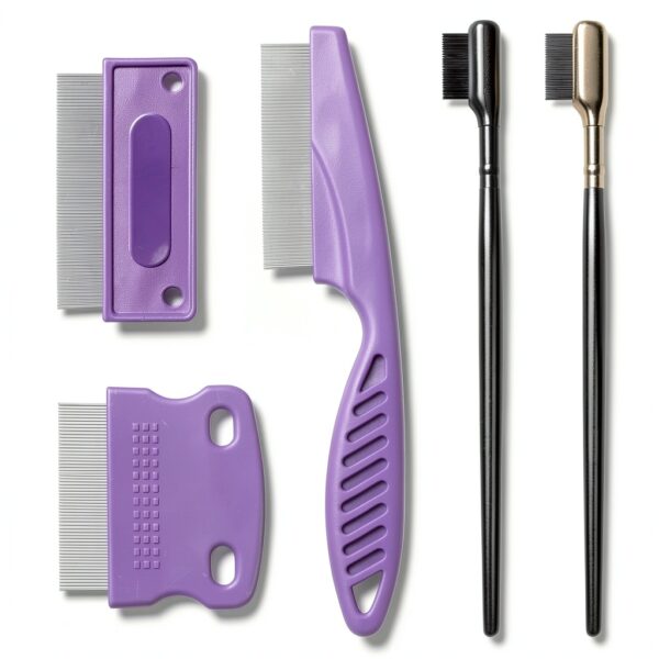 Fullhawl Dog Grooming Combs Stainless Steel Pet Hair Care-0