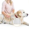 PETTOM Stainless Steel Dog Comb Dual Teeth Grooming Tool-3