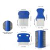 WRW Pet Grooming Comb Set Stainless Steel Rounded Tips-2