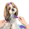 Fullhawl Dog Grooming Combs Stainless Steel Pet Hair Care-5