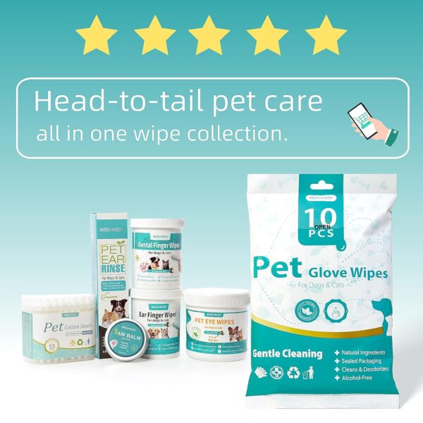 MEDUWEDU Dog Comb Stainless Steel Double Teeth Pet Grooming-7