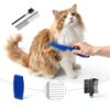 WRW Pet Grooming Comb Set Stainless Steel Rounded Tips-3