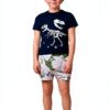 Boys Boxer Briefs Cotton Spandex 12 Pack Navy Blue-2