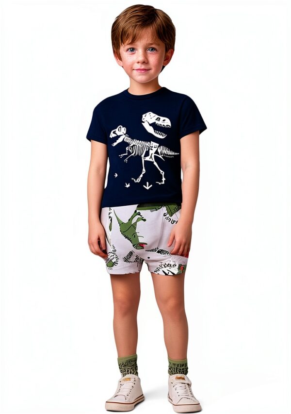 Boys Boxer Briefs Cotton Spandex 12 Pack Navy Blue-2