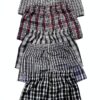 ToBeInStyle Boys Boxer Shorts Cotton Blend Plaid Patterns-7