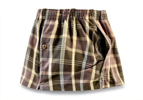 Boys Boxer Shorts ToBeInStyle Comfortable Tartan Plaid-3