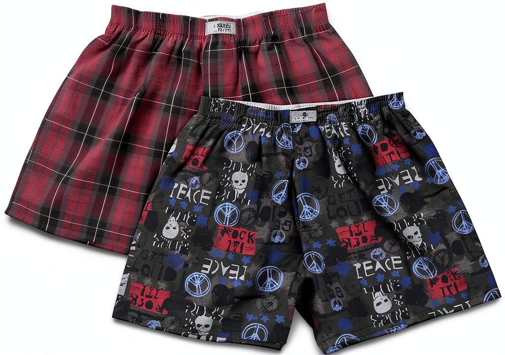 Jockey boys boxer shorts in Black/Green Rock N' Roll Mix color