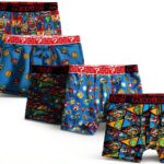 Super Mario Brothers Boxer Briefs Boys 5 Pack Soft Material-0