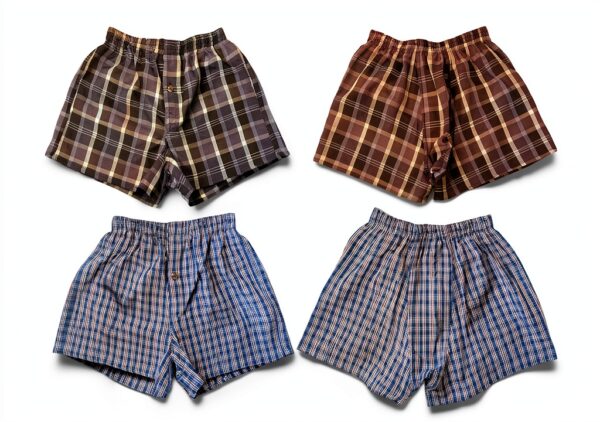 Boys Boxer Shorts ToBeInStyle Comfortable Tartan Plaid-2