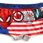 Spiderman Boxers Boys Cotton Elastane Grey Red 6-8 Years-0