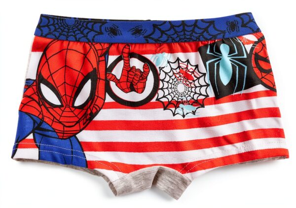 Spiderman Boxers Boys Cotton Elastane Grey Red 6-8 Years-0