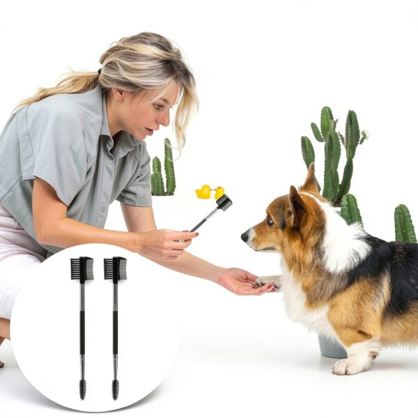 KALIONE Dog Tear Comb Stain Remover Double Sided Pet-3