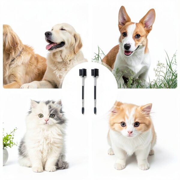 KALIONE Dog Tear Comb Stain Remover Double Sided Pet-6