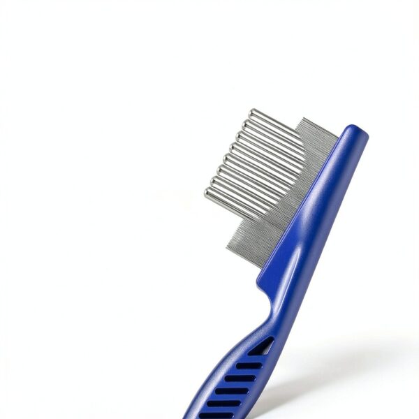 BRILLIRARE Pet Grooming Combs Stainless Steel Teeth Set-5