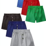 Boys Cotton Boxer Shorts Tagless Comfort Fit 7 Pack-0