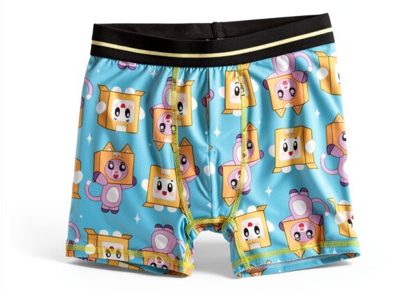 Lan Character Boys Boxer Briefs 5-Pack Polyester Spandex-2