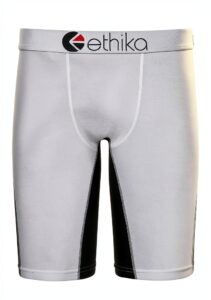 White OG Boys Boxer Shorts Soft Stretch Cotton Spandex Blend-0