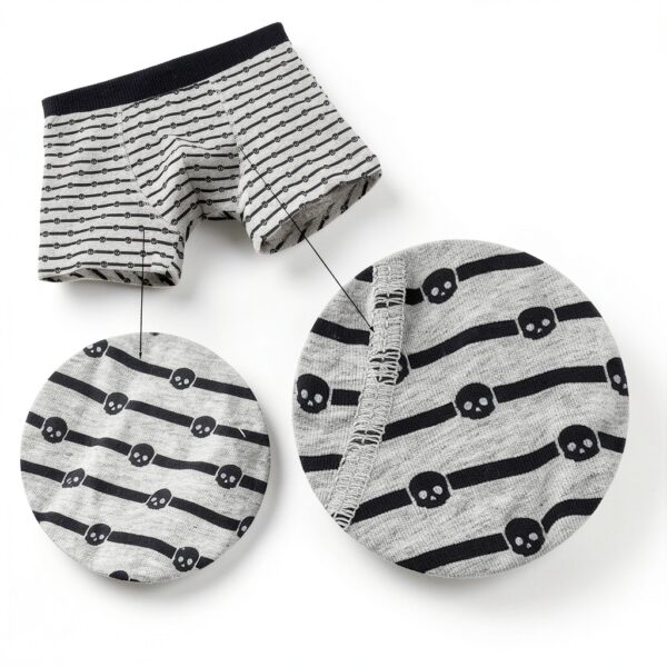 Boys Underwear 6-Pack Cotton Boxer Briefs Dinosaur Designs-3