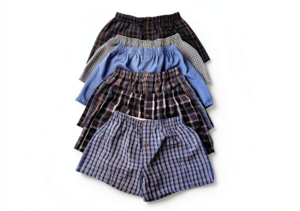 Boys Boxer Shorts ToBeInStyle Comfortable Tartan Plaid-1