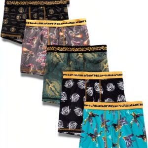 Ztk-1 Boys Boxer Shorts 100 Polyester Machine Washable-0