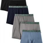 Boys Boxer Briefs Soft Cotton U-pouch Design Comfort Fit-0