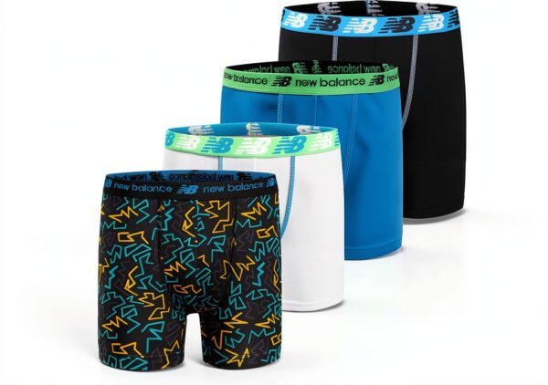 New Balance Boys Boxer Briefs Moisture Wicking Performance-0