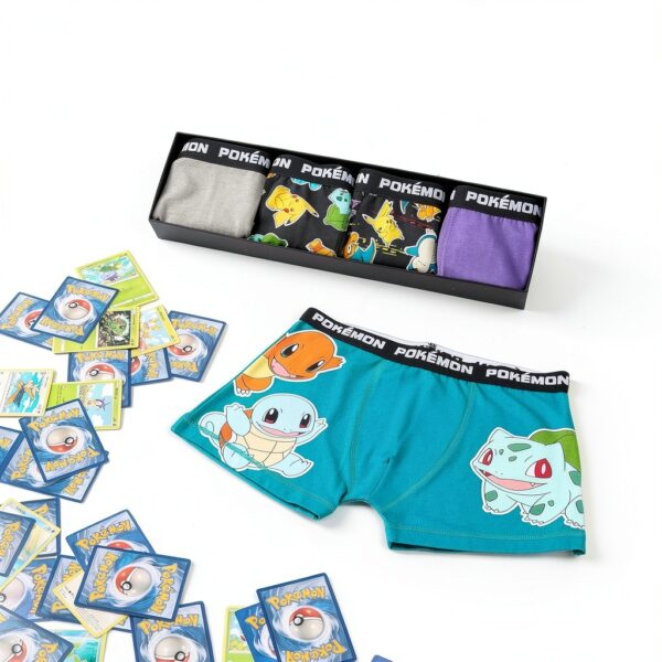 Pokemon Boys Boxers 5-Pack Soft Cotton Fun Design-1