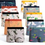 Boys Boxer Briefs Cotton Spandex 12 Pack Navy Blue-0