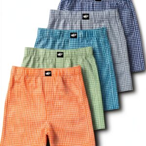 Lucky Me Boys Boxer Shorts 5 Pack Cotton Tagless-0
