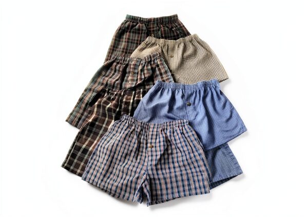 Boys Boxer Shorts ToBeInStyle Comfortable Tartan Plaid-4