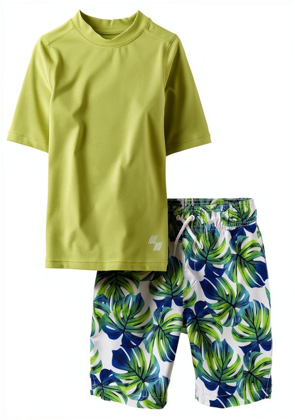 Boys Rash Guard Set The Childrens Place UPF 50 Recycled