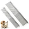 SQAEN Deshedding Dog Brush Stainless Steel Grooming Tool-0