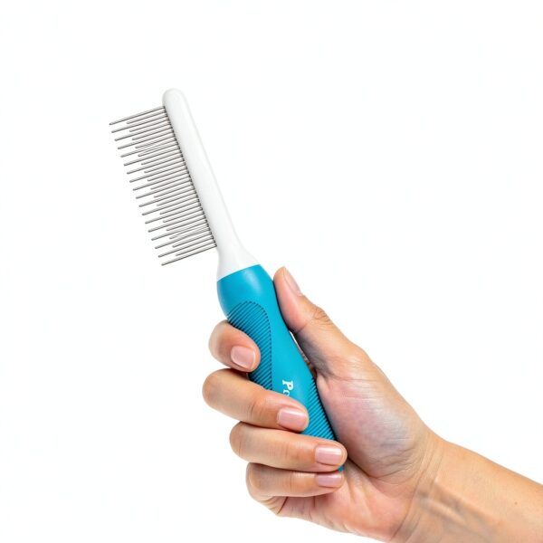 PIEPEA Dog Comb Stainless Steel Teeth Detangling Grooming-6