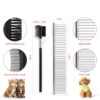 Kerros Dog Comb Stainless Steel Plastic Grooming Kit-2