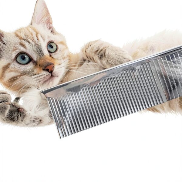 SQAEN Deshedding Dog Brush Stainless Steel Grooming Tool-5