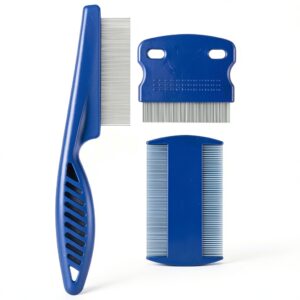 BRILLIRARE Pet Grooming Combs Stainless Steel Teeth-0