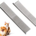 TanDraji Stainless Steel Dog Grooming Comb for Pets-0