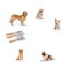 SEIFUD Pet Comb Wooden Handle Grooming Brush for Cats Dogs-2