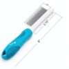 PIEPEA Dog Comb Stainless Steel Teeth Detangling Grooming-1