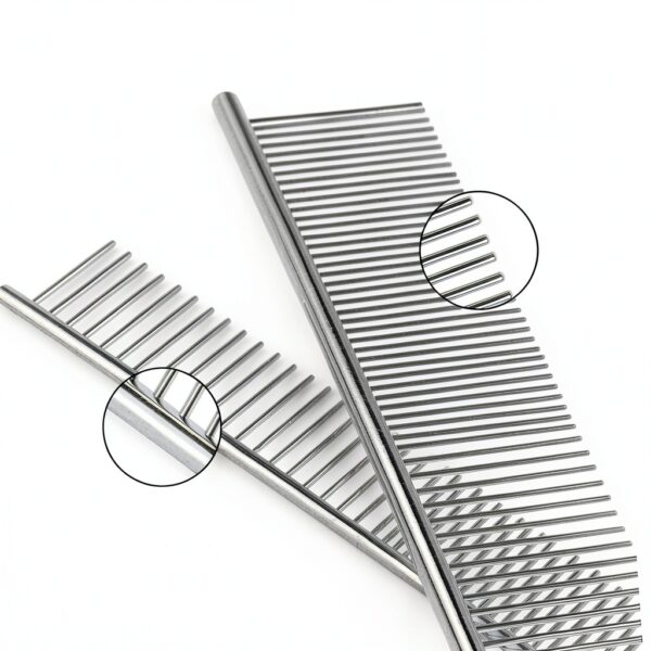 SQAEN Deshedding Dog Brush Stainless Steel Grooming Tool-2