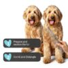 Doodle Brush Stainless Steel Dog Comb Grooming Mat Tangles-3