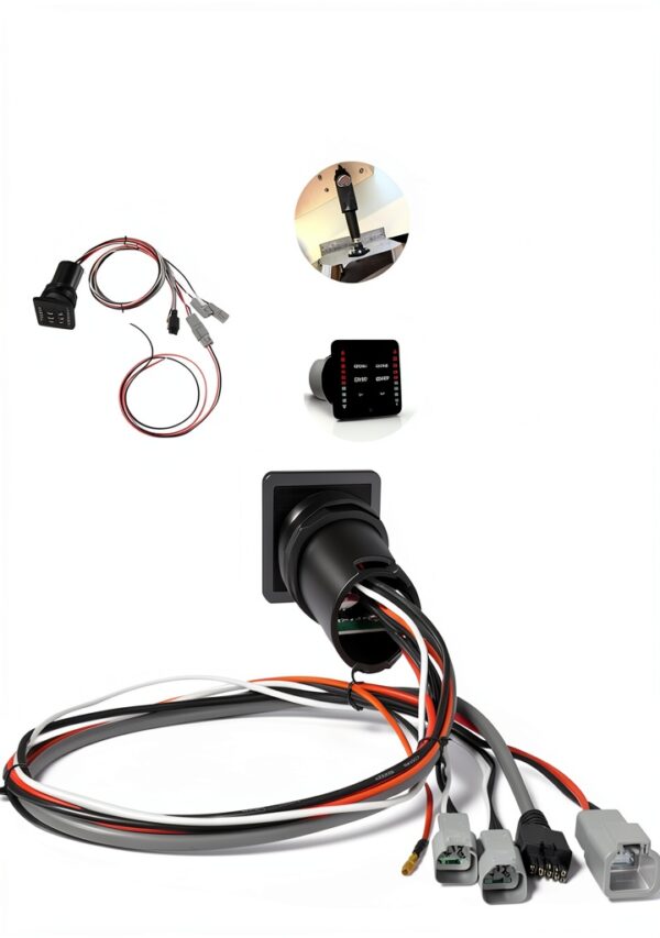 LED Indicator Tactile Trim Tab Switch Kit 36" Pigtail sixcow-3