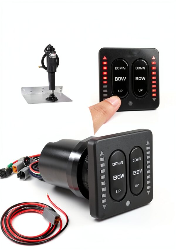 LED Indicator Tactile Trim Tab Switch Kit 36" Pigtail sixcow-1